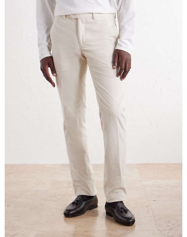 루비나찌 [해외직구] 루비나찌 MODALUCA 테이퍼드 코튼코듀로이 트라우저 MODLUCA PANTS B0082333900 착용컷