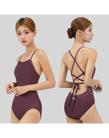 스피카 여성 리본백 스윔웨어 SPA105 버건디