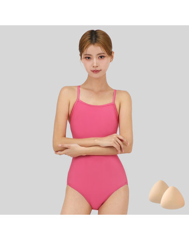 스피카 여성 리본백 스윔웨어 SPA105+실리콘브라캡 세트