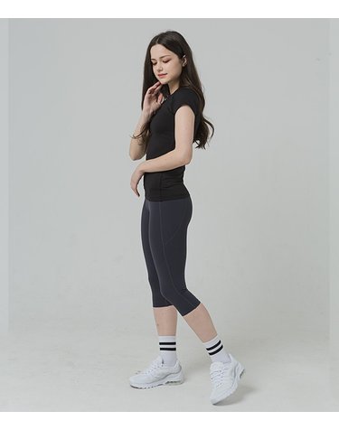 스피카 요가복 하의 칠부레깅스 SPA709