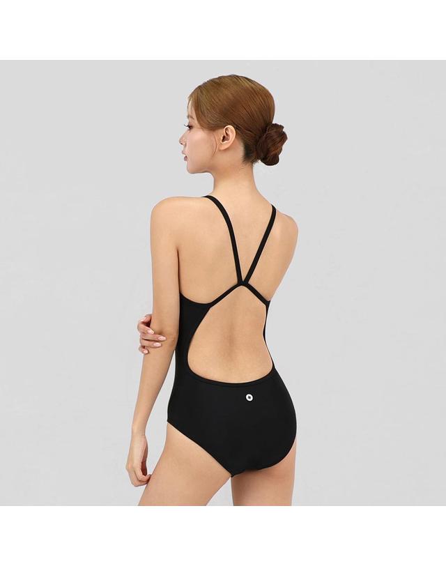 스피카 스피카 여성 스트랩 스윔웨어 SPA101 블랙 착용컷