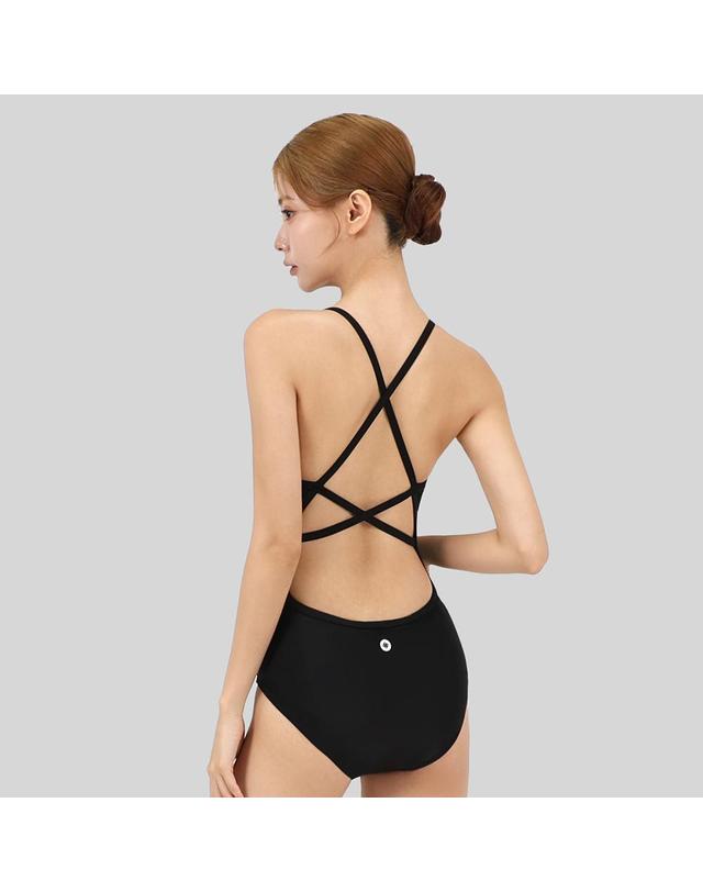 스피카 스피카 여성 크로스백 스윔웨어 SPA102 블랙 착용컷