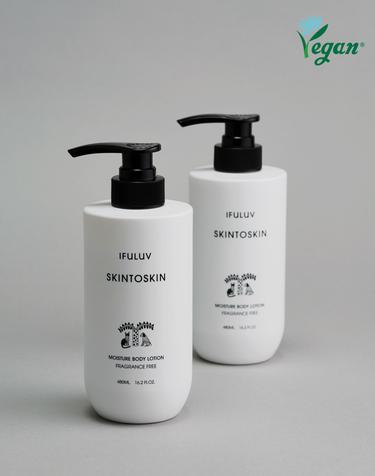 이퓨럽[2pack]스킨투스킨 모이스쳐 바디로션 대용량 피부보습 480ml+480ml