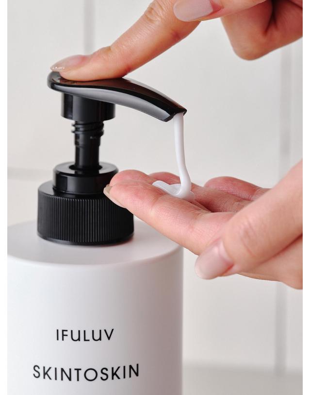 이퓨럽 이퓨럽[2pack]스킨투스킨 모이스쳐 바디로션 대용량 피부보습 480ml+480ml 착용컷