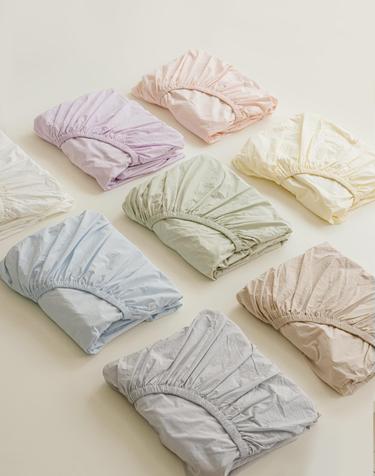 뉴메이딘 8COLOR 고밀도 순면 60수 홑겹매트커버(SS)(Q)