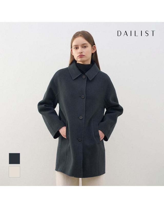 데일리스트_신상 [26 신상] 스탠카라 하프코트_DLBEA26W9231 착용컷