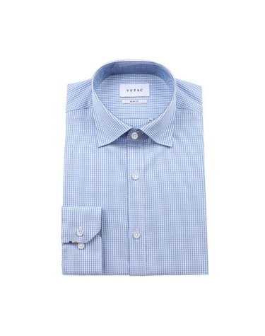 [갤러리아] 예작26년S/S(슬림핏)구김이적은 링클프리 체크 남자 긴팔셔츠 YJFSUS547BL