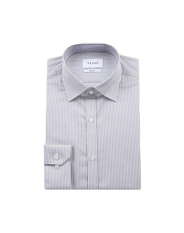 [갤러리아] 예작26년S/S(슬림핏)구김이적은 링클프리 스트라이프 남자 긴팔셔츠 YJFSUS558GY