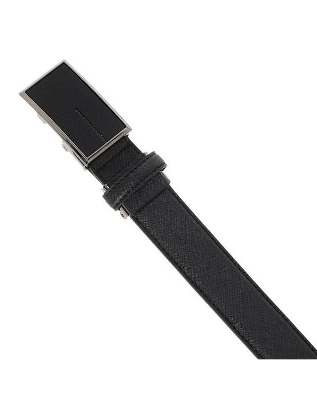 예작셔츠_ [갤러리아] 예작26년 포인트 30MM 소가죽 자동벨트 YJFST1157BK 착용컷