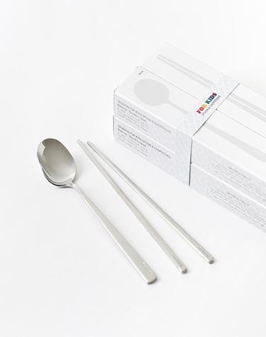 어린이 수저세트 4벌 무광/유광