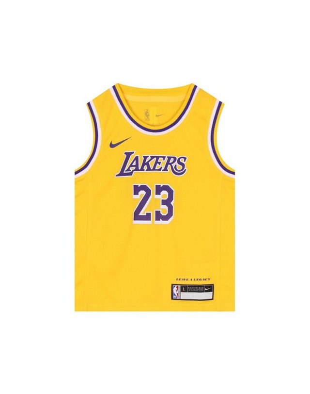 엔비에이키즈 NBA키즈_ [갤러리아] (NBA키즈)LA레이커스 유니폼 르브론 제임스(K255TS152P/TP152P/46) 착용컷