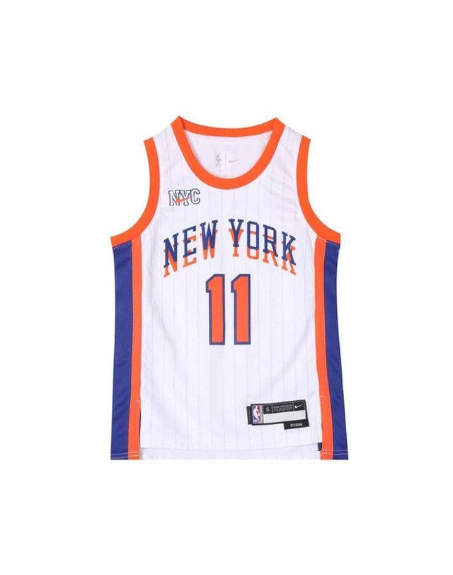 엔비에이키즈 NBA키즈_ [갤러리아] (NBA키즈)NIKE NBA뉴욕 닉스스윙맨 저지 세트-브런슨 (K245ST055P/00) 착용컷