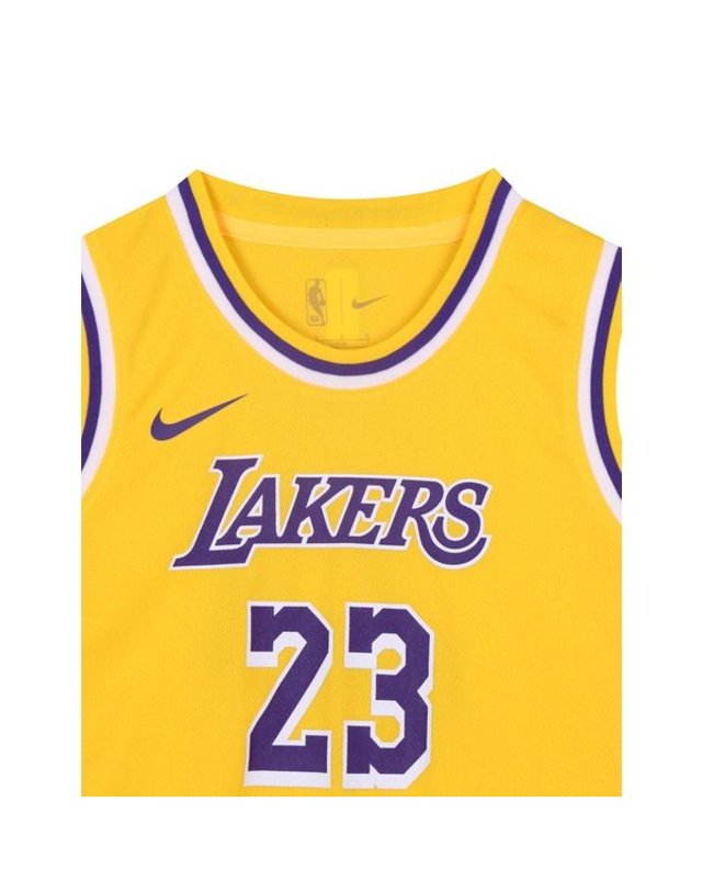 엔비에이키즈 NBA키즈_ [갤러리아] (NBA키즈)LA레이커스 유니폼 르브론 제임스(K265TS152P/46) 착용컷