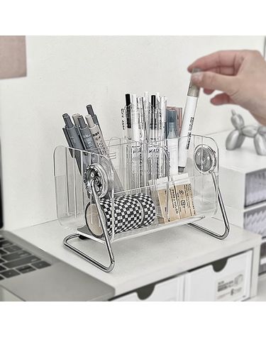 데스크 오거나이저 아크릴 칸막이 정리함 수납함[WF4692B]