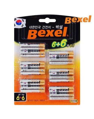 벡셀 AA 건전지 6P + 6P[WFG3MLI]