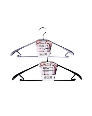 논슬립 PVC 코팅 정장용 옷걸이 1P (7376)-O[WC0192E]