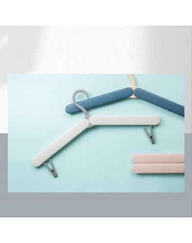 휴대용 접이식 옷걸이 화이트 여행용 폴딩[WD6E6E9]