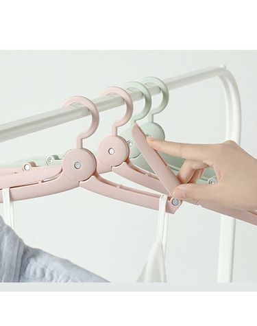 휴대용 접이식 2단 옷걸이[W71C4DF]