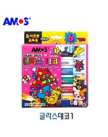 아모스 글라스데코1 6색 amos 스티커[WD078BD]