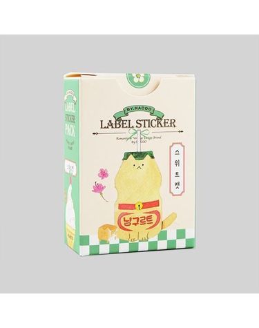 라벨 스티커팩-30 스위트캣 (봉지) 문구 학용품[WE61292]