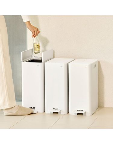 리템 양문형 페달형 휴지통 15L[WF31159]