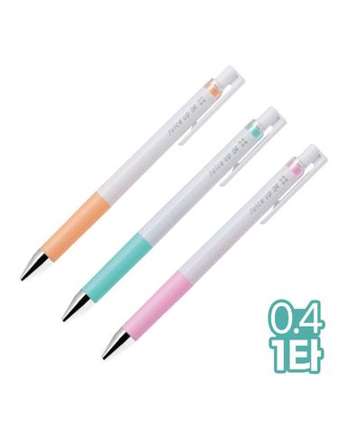 쥬스업 젤잉크 파스텔볼펜 0.4mm (5개 1타) 필기 문구[WEC947C]