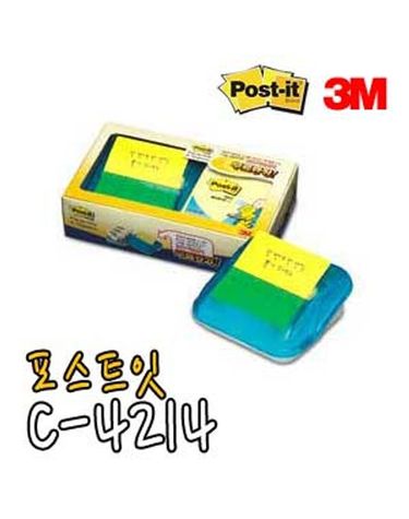3M 포스트잇 C-4214 팝업디스펜서팩 접착메모지[WFGF5SL]