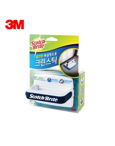 [오너클랜]3M 올인원 욕실청소용 크린스틱 1H2R 화장실청소[WFFVMQO]