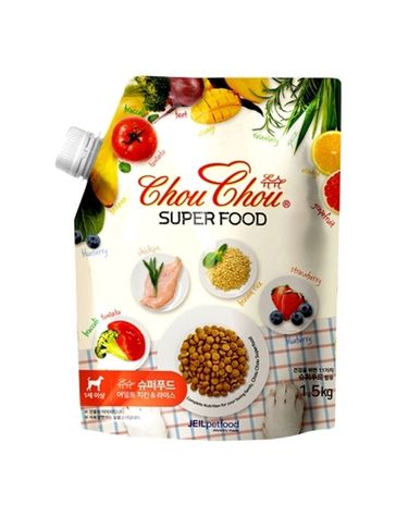 [오너클랜]강아지 슈퍼푸드 어덜트 1.5kg 1P 성견용 건식 사료[WD5299A]