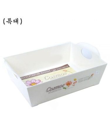 [오너클랜]테이블정이 소품바스켓 특대형 욕실정리 책상바구니[WF642F0]