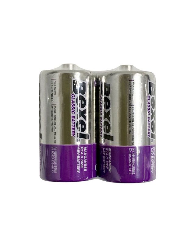 오너클랜 벡셀 망간건전지2P (C형 R14) 1.5v C형건전지 무수은[WFF3648] 착용컷