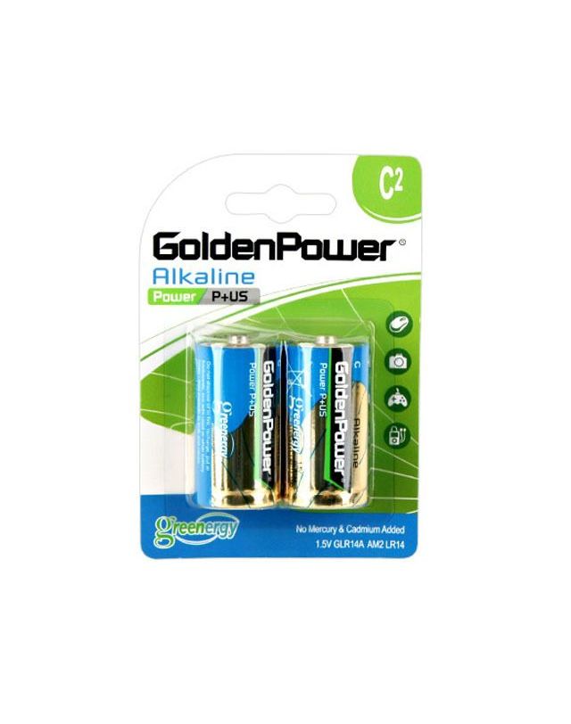 오너클랜 골든파워 GP 알카라인 건전지 C 타입 1.5V 카드형포[WD73F45] 착용컷