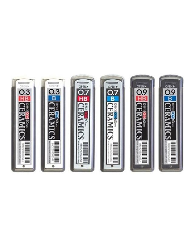 오너클랜 (동아) XQ 700 샤프심세라믹 B 0.9/(60mm 17pcs) 박[WCB4C66] 착용컷
