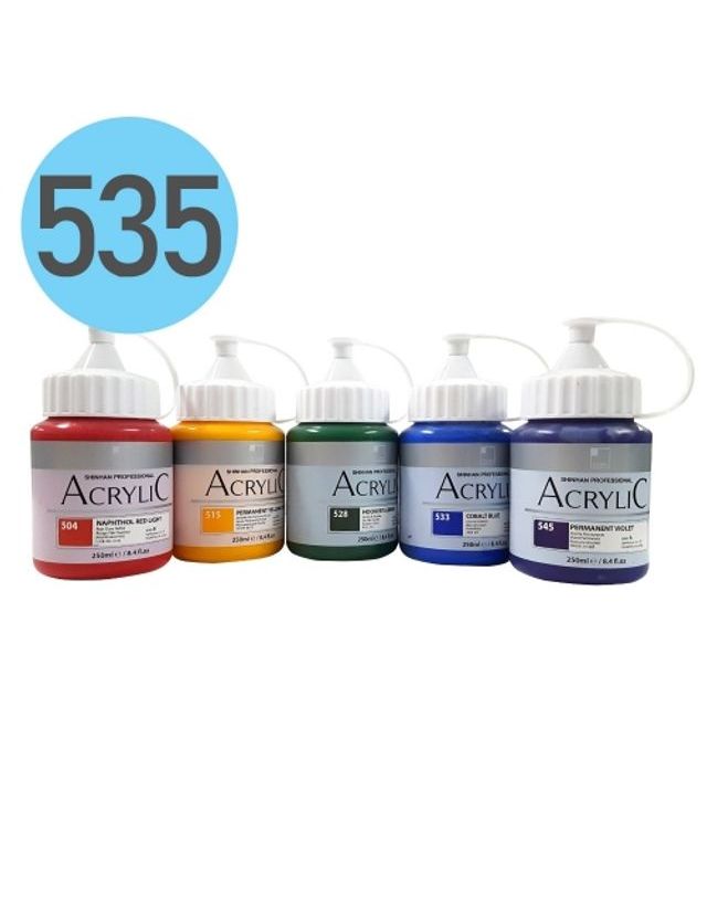 오너클랜 (신한) 아크릴물감 250ml (NO.535)/페머넌트라이트[WC82409] 착용컷