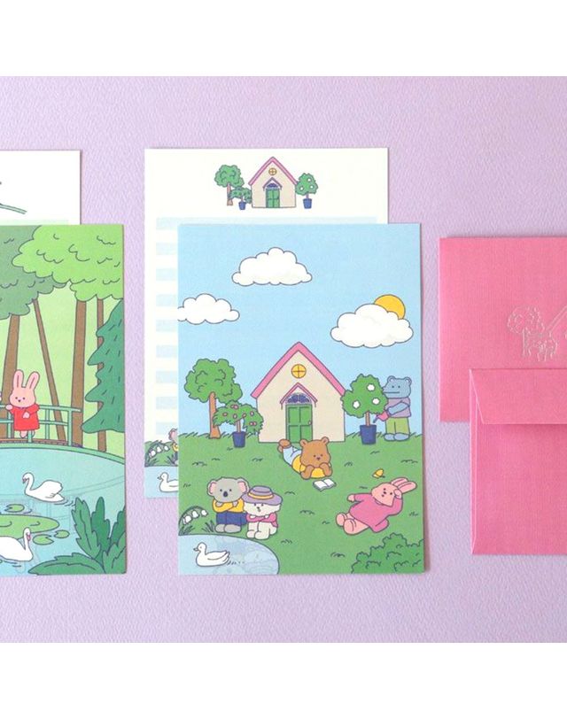 오너클랜 데일리 레터 (마이 버디) 문구 학용품[WE61288] 착용컷