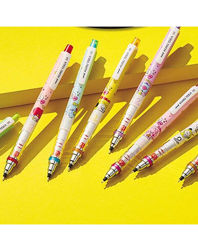 오너클랜 유니 쿠루토가 bt21 캐릭터 샤프 0.5mm 8종류 m5 650[WFFMLJ3] 착용컷
