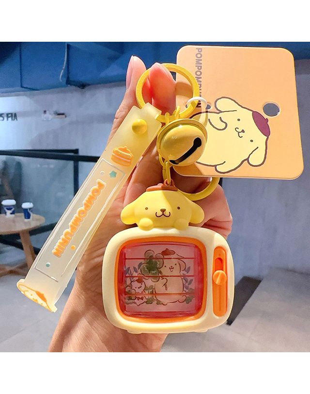 오너클랜 폼폼푸린 TV 빼꼼 피규어 키링[WF64159] 착용컷