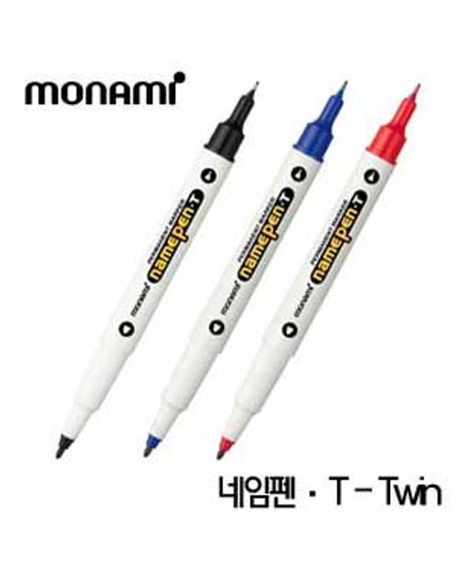 오너클랜 모나미 네임펜T 트윈형식 낱개 twin namepen[WFFMOEE] 착용컷