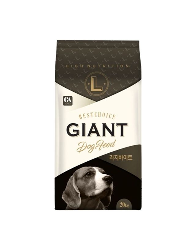 오너클랜 [오너클랜]강아지 자이언트 큰알갱이 20kg 1P 중대형견 사료[WD5299D] 착용컷