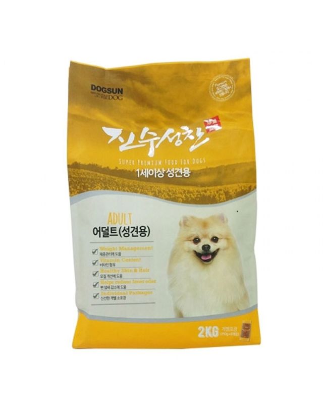 오너클랜 [오너클랜]강아지 진수성찬 어덜트 2kg 1P 반려견 건식 사료[WD4EFA2] 착용컷
