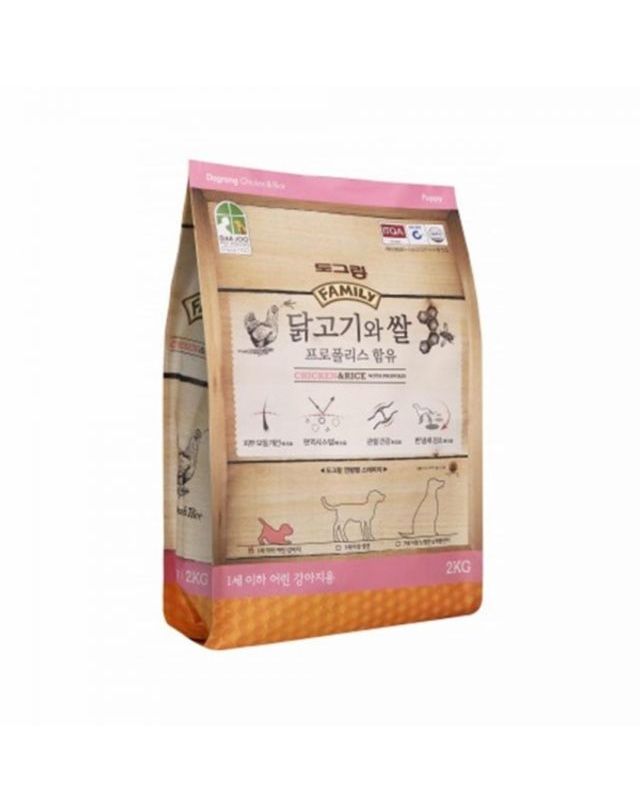 오너클랜 [오너클랜]반려견 닭고기 쌀 2kg 어린 강아지용 건식강아지사료[WFB808F] 착용컷