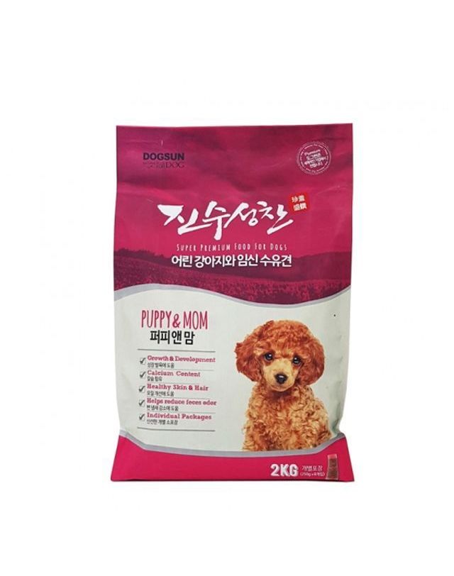 오너클랜 [오너클랜]사료 퍼피 앤 맘 리필 2kg 250gX8개 1개 강아지사료[W1E2873] 착용컷