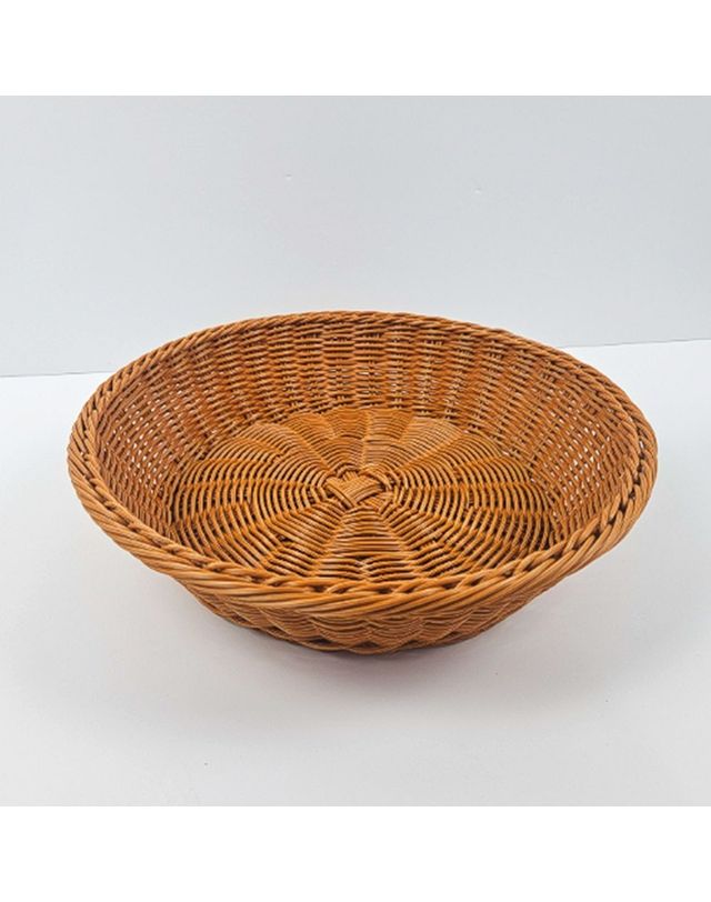 오너클랜 [오너클랜]원형 등나무트레이 34CM 중 등채반 업소용 진열 간식[WECB907] 착용컷