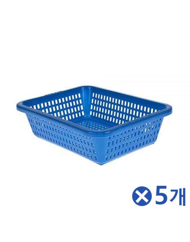 오너클랜 [오너클랜]색상랜덤 기본 소쿠리 소2호 장난감정리바구니 수납함[WF64EF7] 착용컷