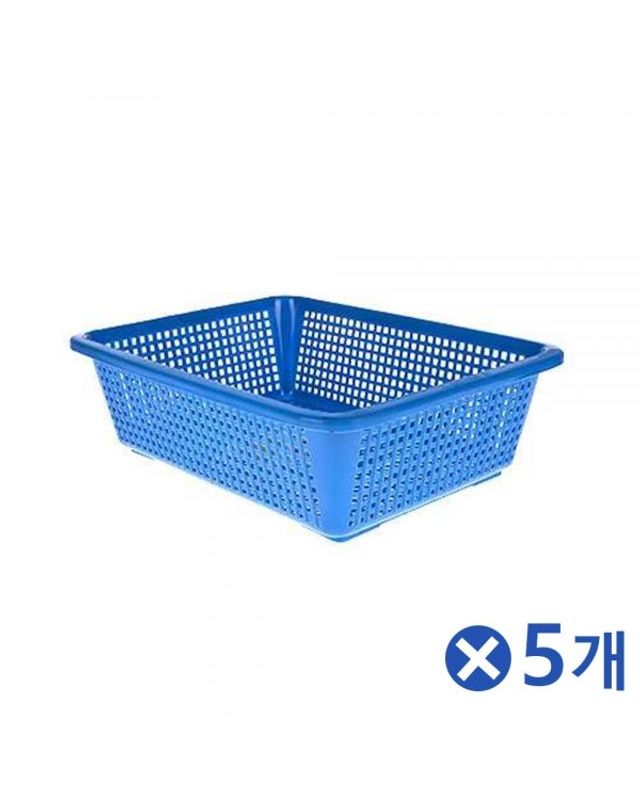 오너클랜 [오너클랜]색상랜덤 기본 소쿠리 1호 화장대정리 다용도수납[WFC638F] 착용컷