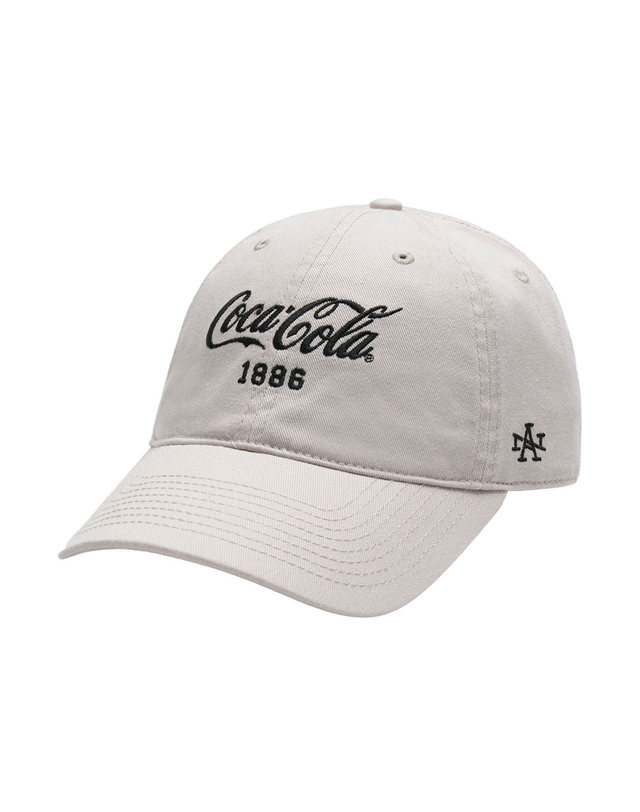 아메리칸니들 [아메리칸니들] COCA-COLA 1886 LOGO BALLPARK CAP -STONE 착용컷