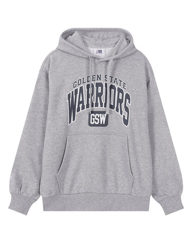NBA GSW 아치형 레터링 후드 티셔츠