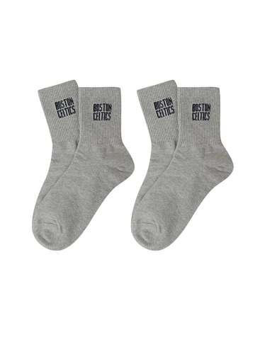 NBA 팀 레터링 2PACK MID SOCKS
