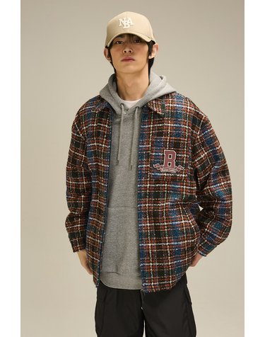 BOS 아플리케 퀼팅 셔켓(N244SH116P)