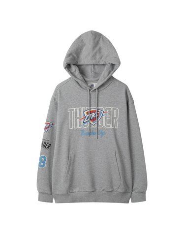 NBA 팀 로고 패치 후드 티셔츠